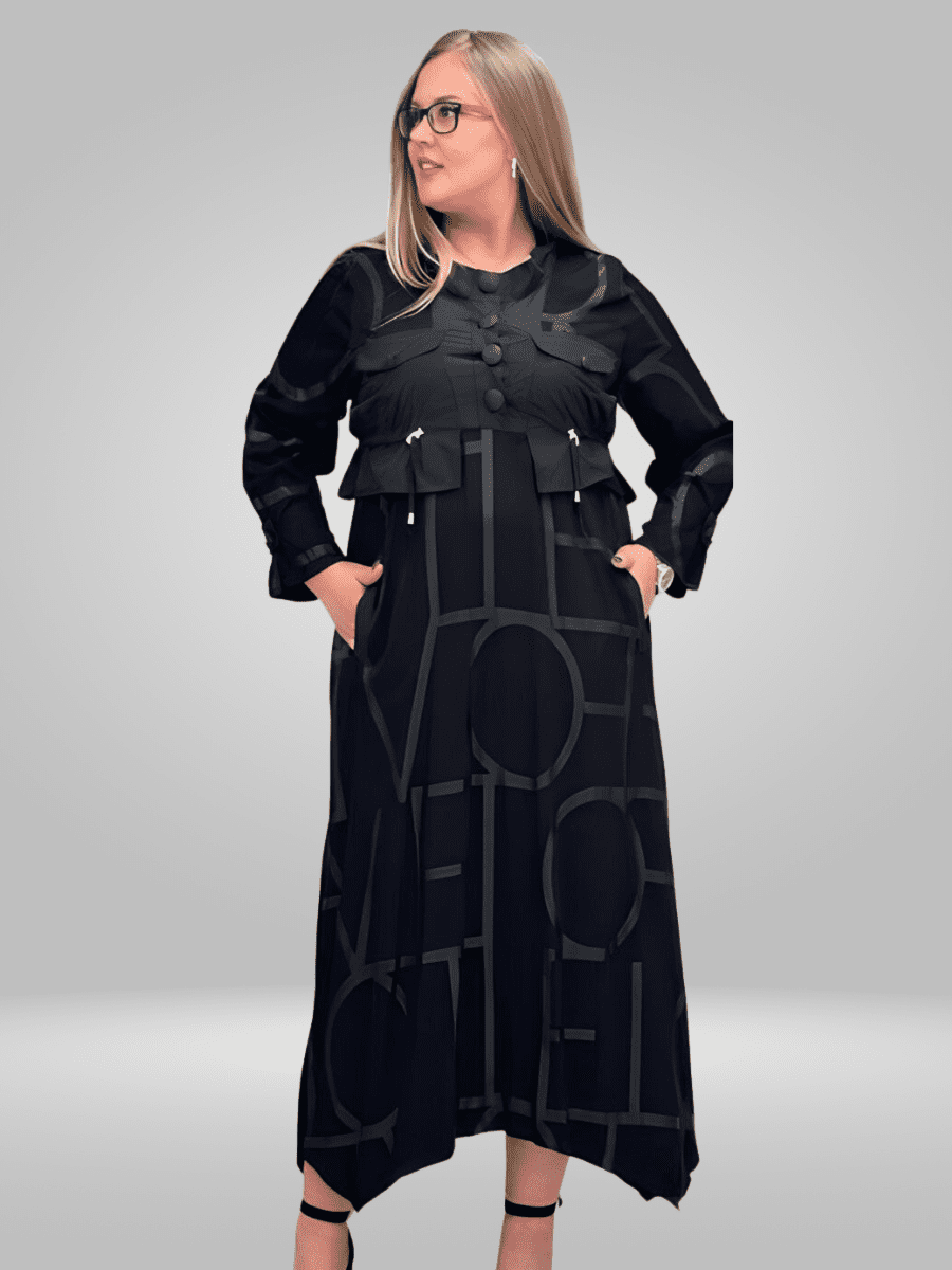 Discover the versatile and stylish Ay-Sel Dress, available in standard and plus sizes. Made with top-quality materials and on-trend design, this dress offers a flattering fit for all body types. Elevate your wardrobe with this must-have piece that effortlessly combines fashion and comfort.