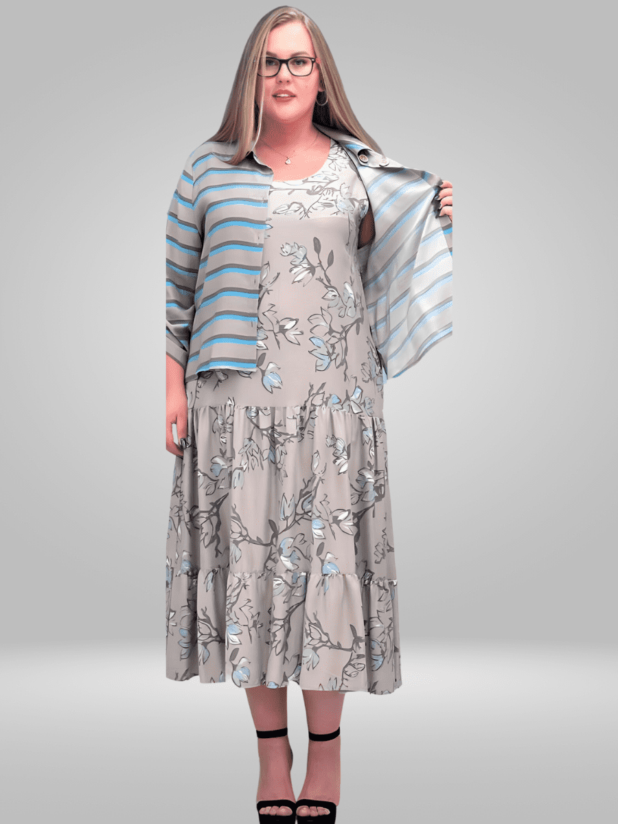 Introducing the Ay-Sel Dress, a stylish and comfortable addition to your wardrobe. Made from breathable fabric with an adjustable waistband, this dress offers the perfect balance of fashion and comfort. Its lightweight and airy design allows for easy movement. Shop now!