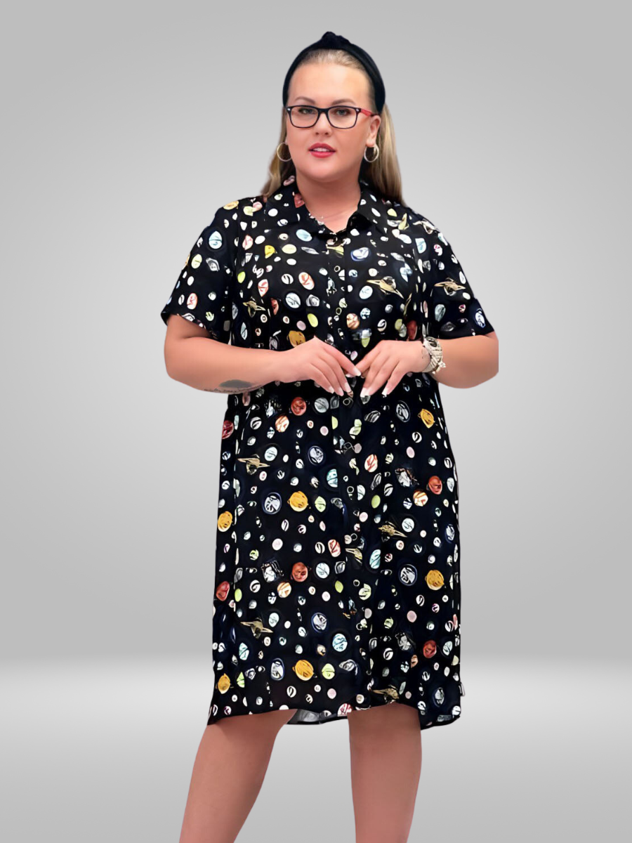 Upgrade your wardrobe with the Ay-Sel Plus Size Dress, made from breathable and comfortable fabric that flatters all sizes and shapes. Perfect for any occasion, this dress is a must-have for any fashion-forward individual. Shop now!