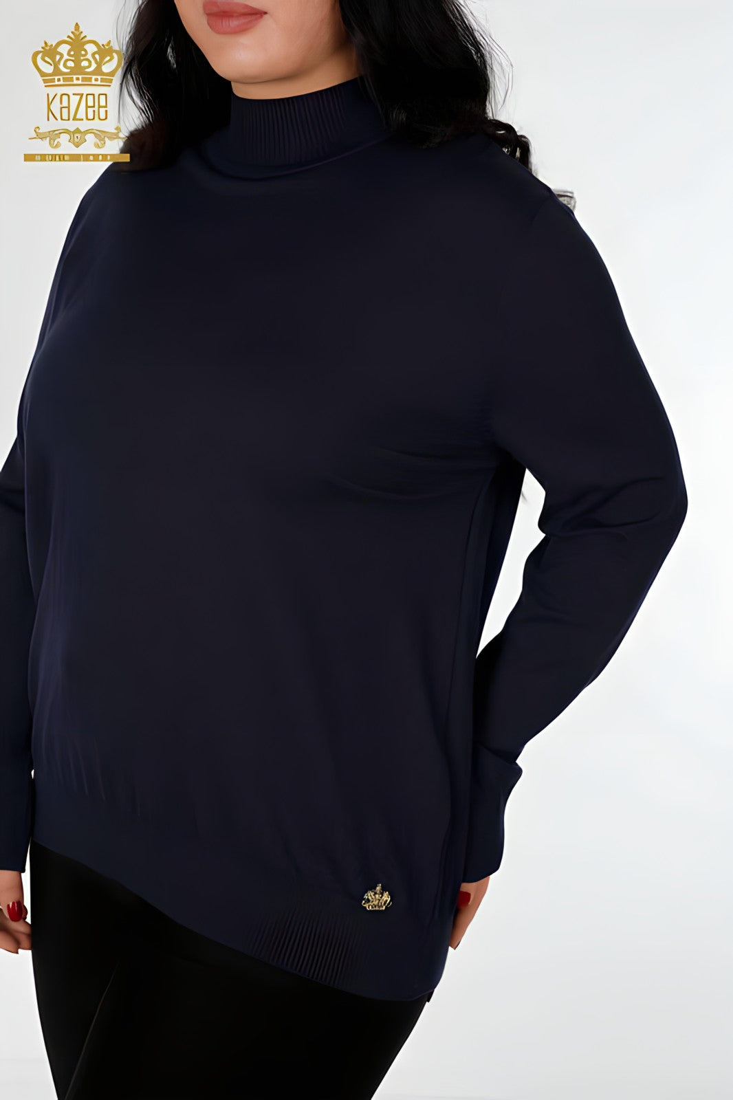 Stay cozy and stylish with Kazee's Women's Knitwear Sweater in a beautiful plum color. Made with 92% viscose and 8% elite materials, this high collar sweater is both comfortable and chic. Perfect for any occasion, this sweater is a must-have for your wardrobe. Model is 174cm tall and has a bust of 108cm, hips of 116cm, and waist of 87cm. Add this versatile and fashionable sweater to your collection today!
