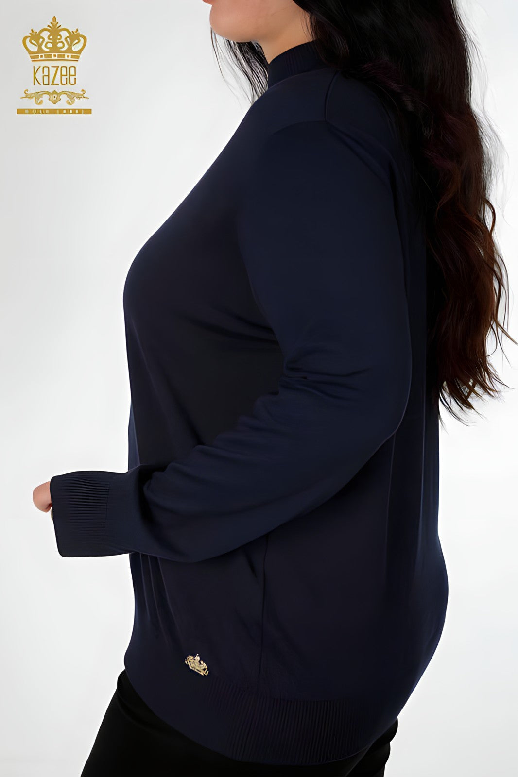 Stay cozy and stylish with Kazee's Women's Knitwear Sweater in a beautiful plum color. Made with 92% viscose and 8% elite materials, this high collar sweater is both comfortable and chic. Perfect for any occasion, this sweater is a must-have for your wardrobe. Model is 174cm tall and has a bust of 108cm, hips of 116cm, and waist of 87cm. Add this versatile and fashionable sweater to your collection today!