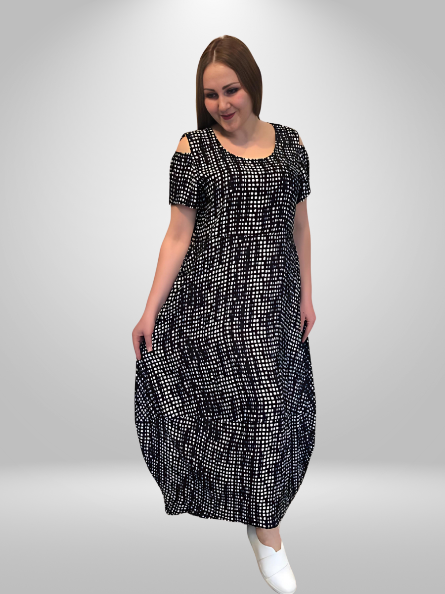 chinese dress ladies Isla-Maree Flossie Maxi Dress - Navy Poppy
