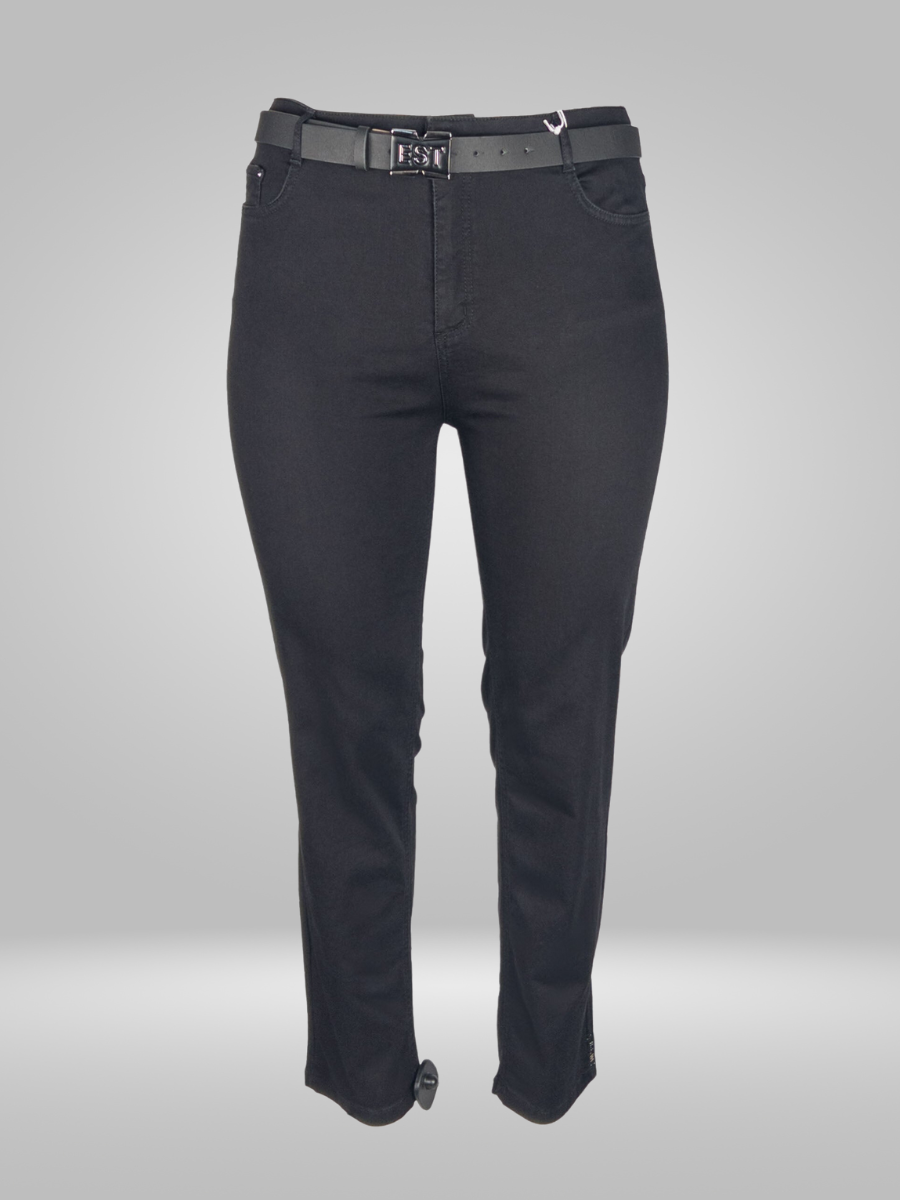 Get accurate measurements for the Estensivo Pants with our LayFlat size chart. See the waist, front rise, hip, thigh, length, knee, inseam, leg opening, and back rise in centimeters and inches. Please note that flat lay measurements may vary slightly due to fabric stretch and measurement variation. Mobile users, scroll right on the image carousel for a visual representation.