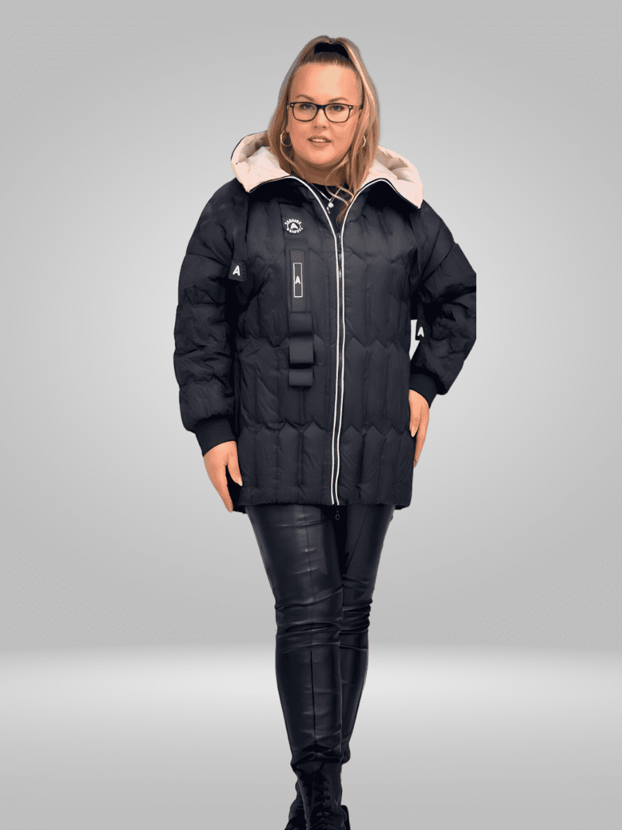 Stay warm and stylish with the Ay-Sel Plus Size Jacket. Made with premium materials and a cozy quilted lining, this jacket is designed to provide the perfect fit for plus size women. Perfect for cool days, it's a must-have addition to any wardrobe.