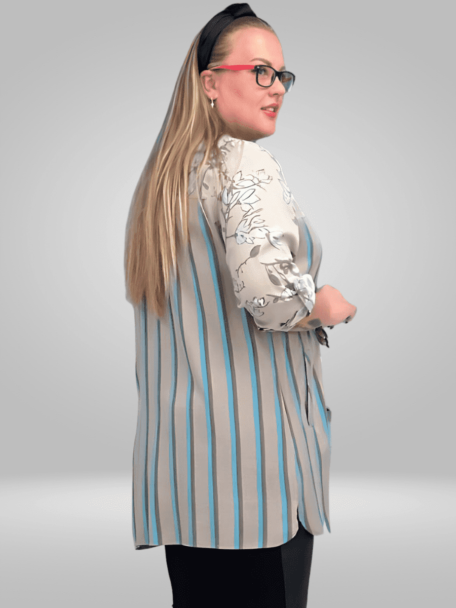 Upgrade your wardrobe with the Ay-Sel Plus Size Tunic, a versatile and comfortable piece for everyday wear. Made with a breathable cotton blend fabric, this tunic offers a relaxed fit and lasting comfort. Perfect for any occasion, this tunic is a must-have for any fashion-forward plus size wardrobe.