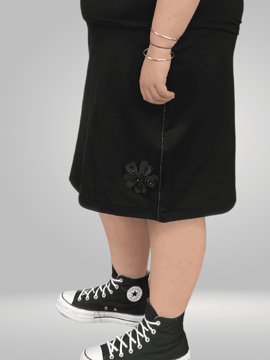 Risha Stylish Clover Plus Size Skirt (20-26)