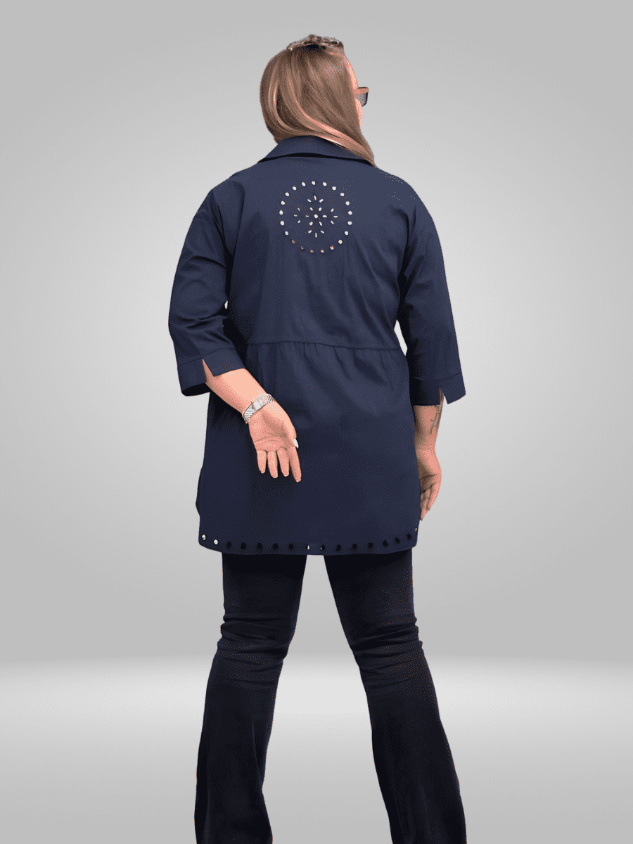 Upgrade your wardrobe with the Ay-Sel Plus Size Shirt, available in sizes 14-18. This oversized top is perfect for all body types, making you feel confident and stylish in any casual setting. With its versatile design, you can dress to express your unique style. Shop now and elevate your fashion game!
