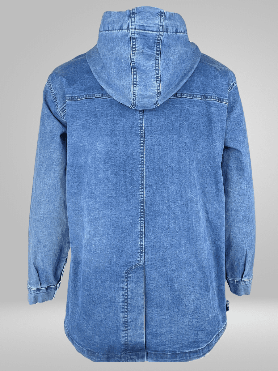 Upgrade your wardrobe with the Duran Denim Jacket, crafted from sturdy denim and lined with soft material for added comfort. This versatile jacket is perfect for any weather, keeping you cool and stylish all year round. Shop now for the ultimate combination of durability and fashion.