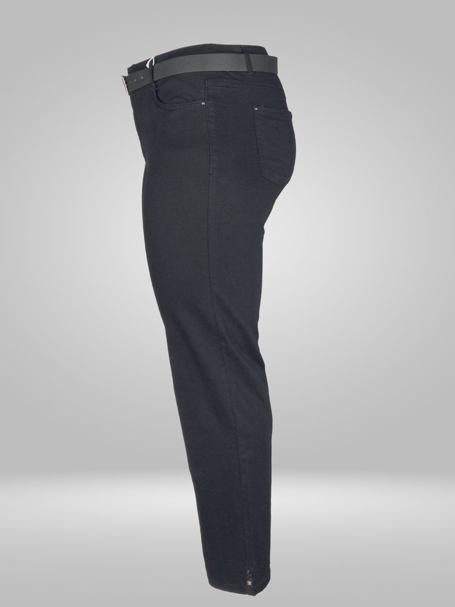 Get accurate measurements for the Estensivo Pants with our LayFlat size chart. See the waist, front rise, hip, thigh, length, knee, inseam, leg opening, and back rise in centimeters and inches. Please note that flat lay measurements may vary slightly due to fabric stretch and measurement variation. Mobile users, scroll right on the image carousel for a visual representation.