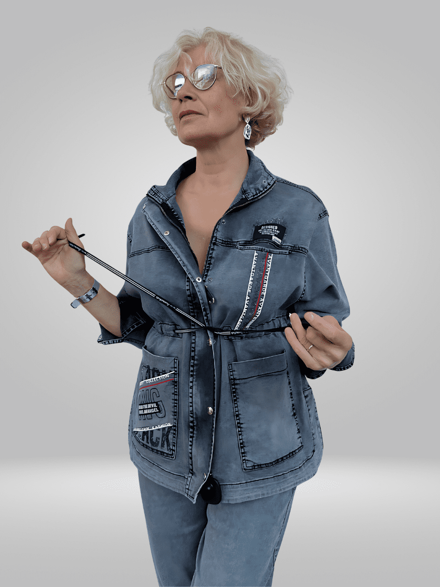 Upgrade your little one's wardrobe with our Avangarde Denim Jacket (12-18). Made with premium materials and expertly crafted, this jacket offers both comfort and effortless style. Perfect for any occasion, it's a must-have for fashion-forward kids. Shop now!