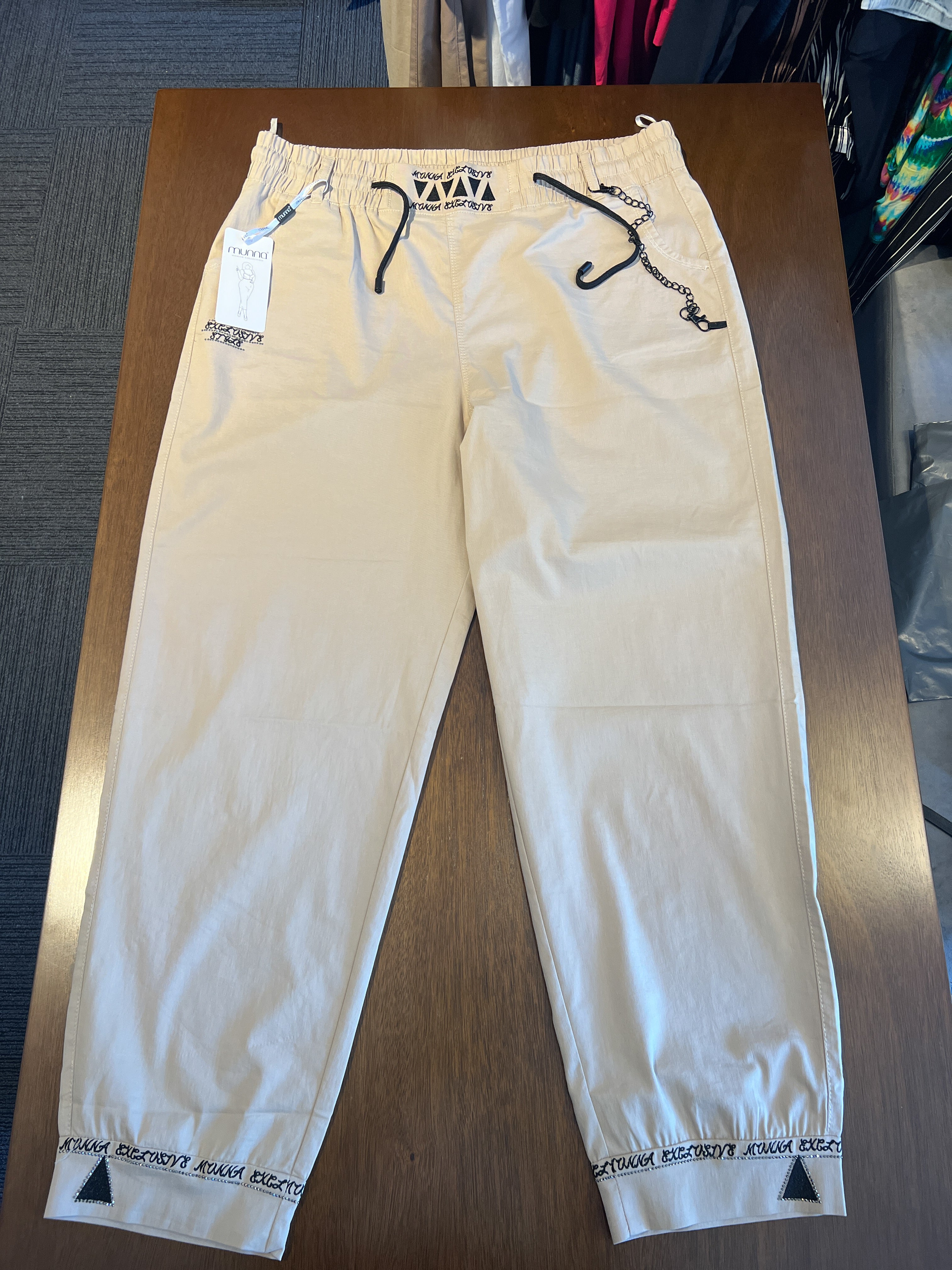 Upgrade your wardrobe with Munna Plus Size Pants (20-26), featuring a soft and stretchy fabric for ultimate comfort. These lightweight pants are perfect for all-day wear, providing a breathable and comfortable fit. Available in sizes 20-26, these pants are a must-have for any fashion-forward individual looking for style and comfort in one.