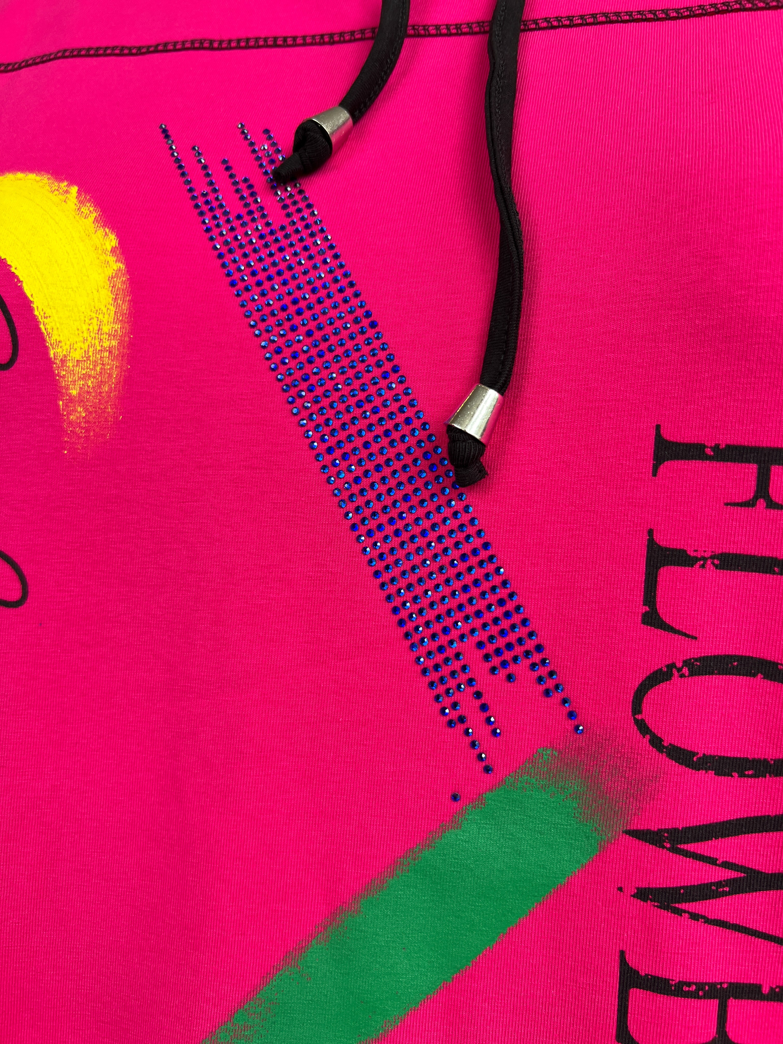 Natural Munna Artistic Brushstrokes Plus Size Hoodie