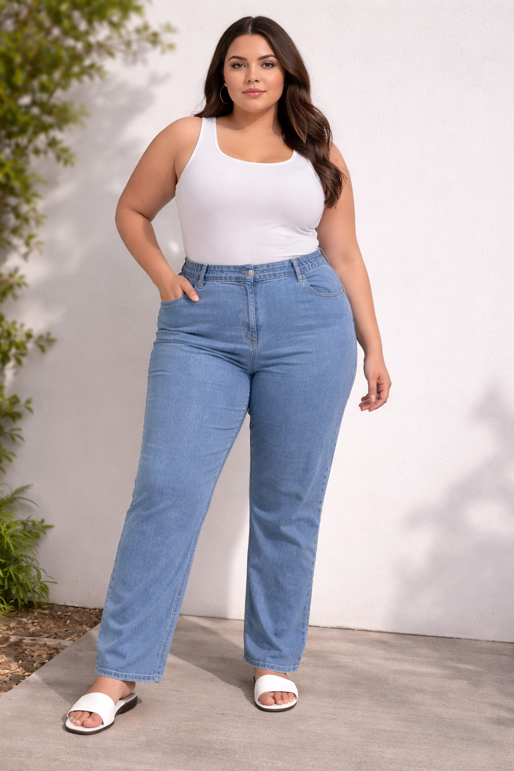 Duran Straight Cut Plus Size Jeans