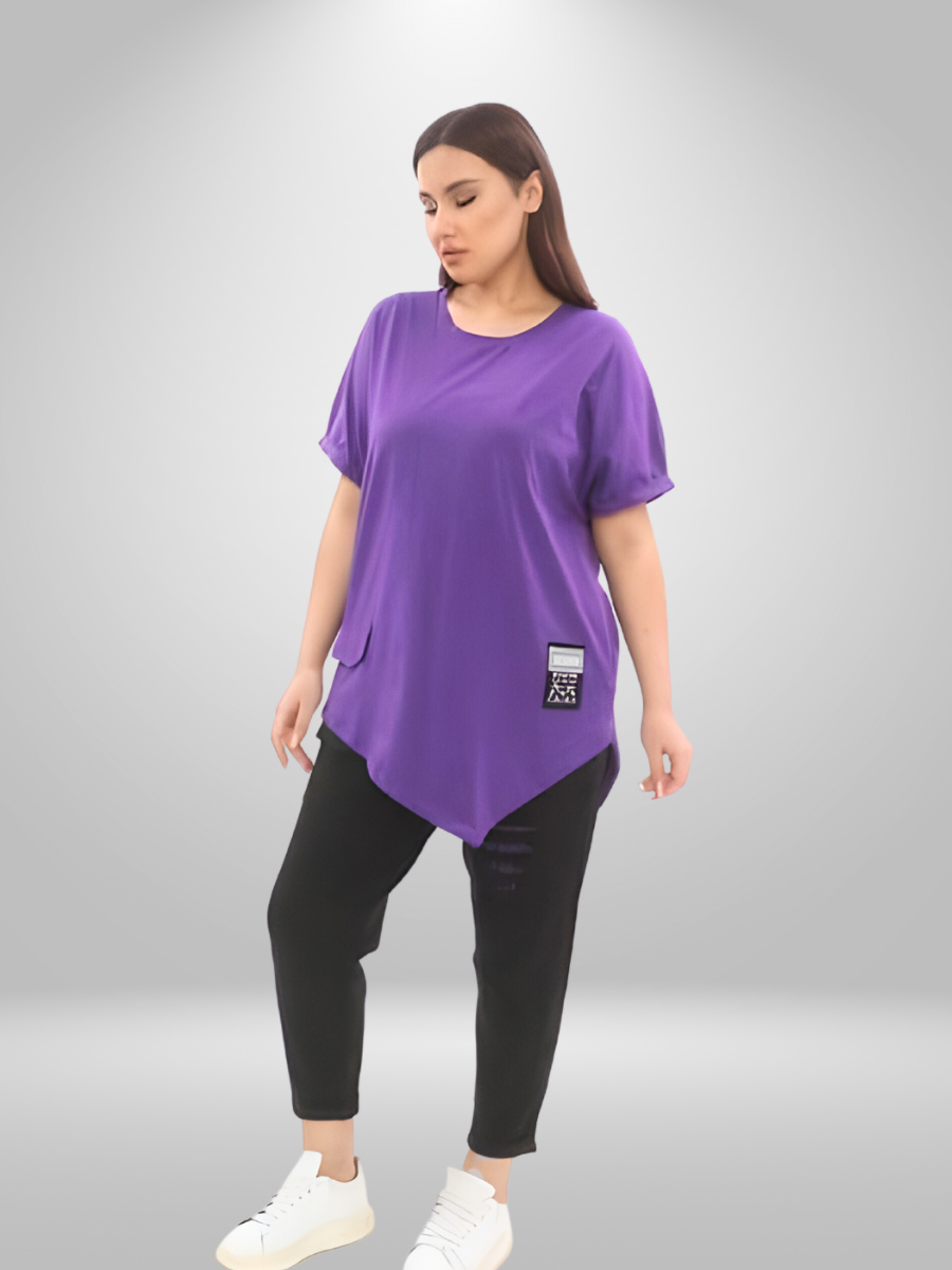 Natural Munna Stylish Angle Plus Size Set