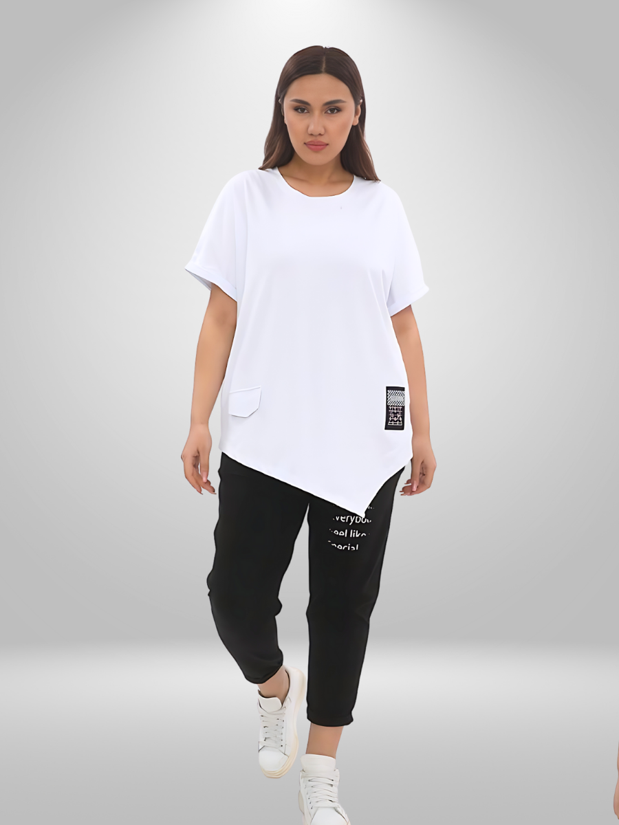 Natural Munna Stylish Angle Plus Size Set