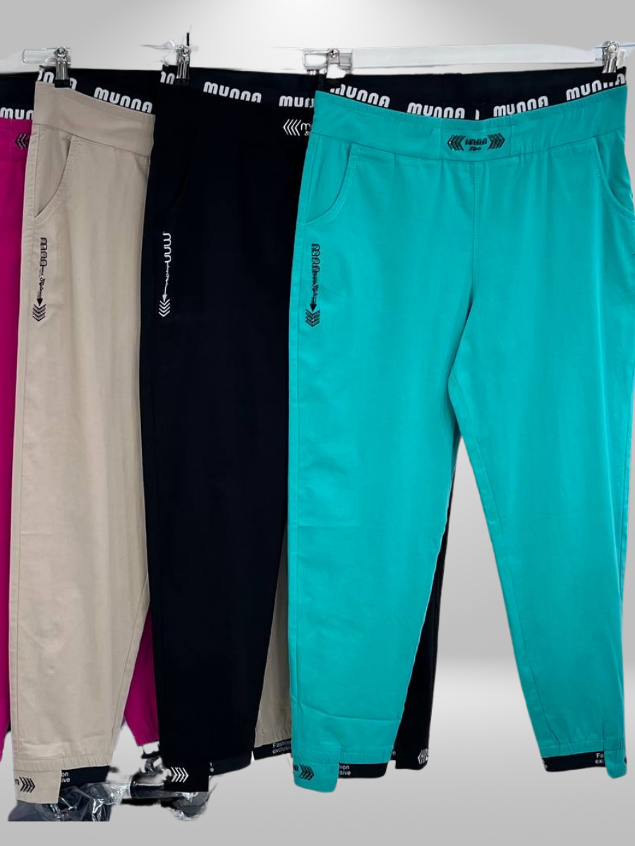 Upgrade your wardrobe with Munna Plus Size Pants (20-26), featuring a soft and stretchy fabric for ultimate comfort. These lightweight pants are perfect for all-day wear, providing a breathable and comfortable fit. Available in sizes 20-26, these pants are a must-have for any fashion-forward individual looking for style and comfort in one.
