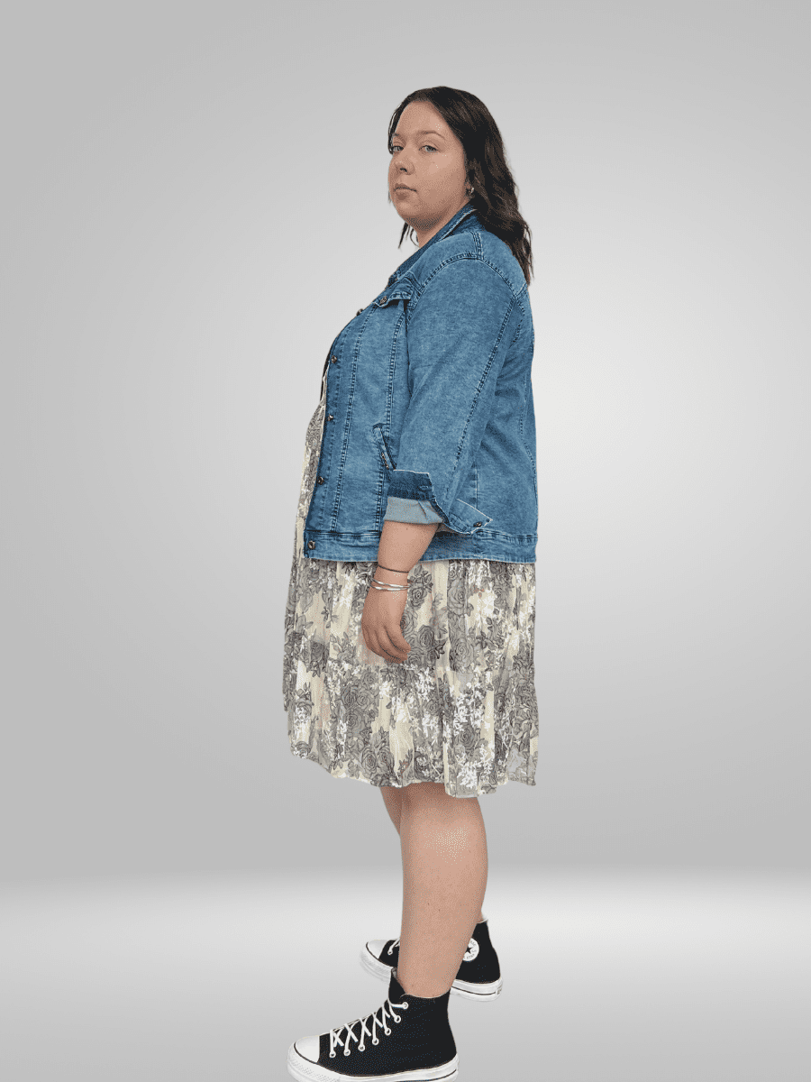 Upgrade your wardrobe with the Ay-Sel Plus Size Dress, made from a soft and breathable fabric blend for all-day comfort. This dress features a slim fit and tailored lines for a flattering silhouette. Perfect for any occasion, this dress is a must-have for any fashion-forward individual.