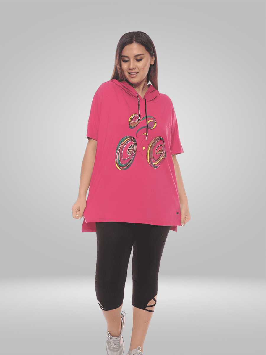 Stay cozy and stylish with our Natural Munna Plus Size Hoodie Blouse. Made with lightweight fabric for breathability, this blouse offers a comfortable fit for all-day wear. The embroidered rhinestone pattern adds a touch of sparkle to your look. Perfect for any occasion, this blouse is a must-have for your wardrobe. Shop now!