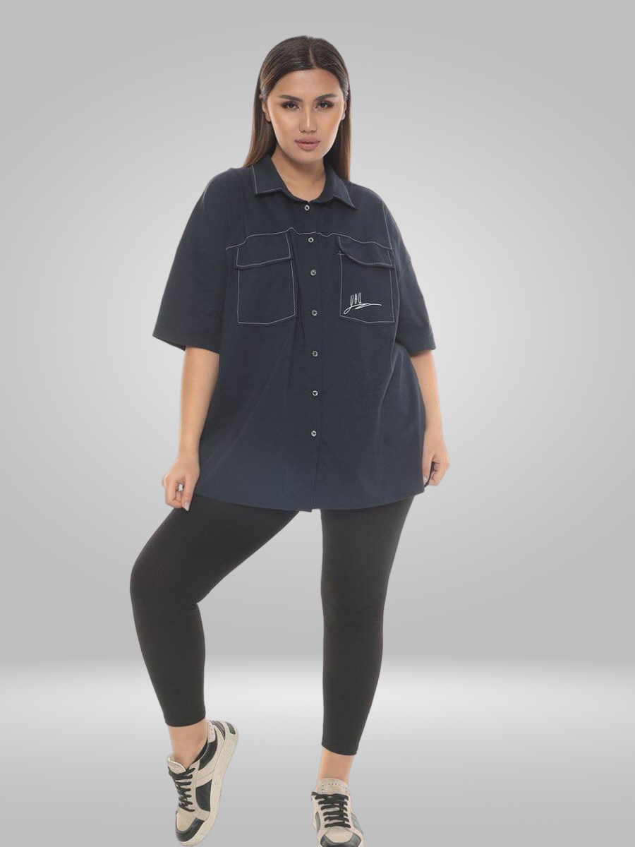 Stay stylish and comfortable with our Natural Munna Plus Size Shirt. Made with lightweight fabric, this shirt offers a comfortable fit and breathability for all-day wear. Perfect for any occasion, this shirt is a must-have for your wardrobe.