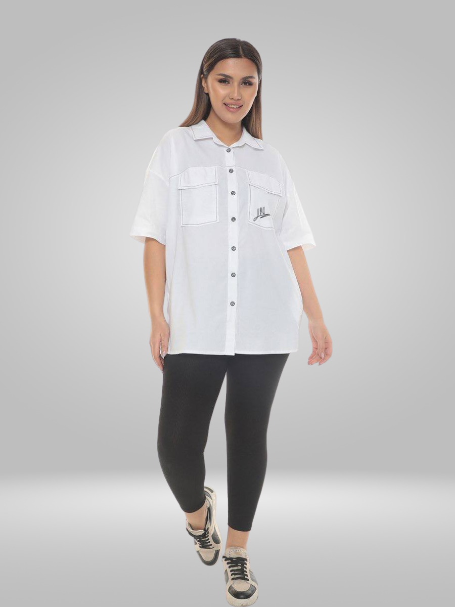 Stay stylish and comfortable with our Natural Munna Plus Size Shirt. Made with lightweight fabric, this shirt offers a comfortable fit and breathability for all-day wear. Perfect for any occasion, this shirt is a must-have for your wardrobe.