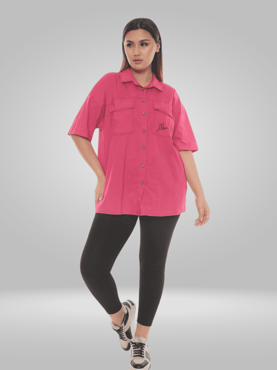 Stay stylish and comfortable with our Natural Munna Plus Size Shirt. Made with lightweight fabric, this shirt offers a comfortable fit and breathability for all-day wear. Perfect for any occasion, this shirt is a must-have for your wardrobe.