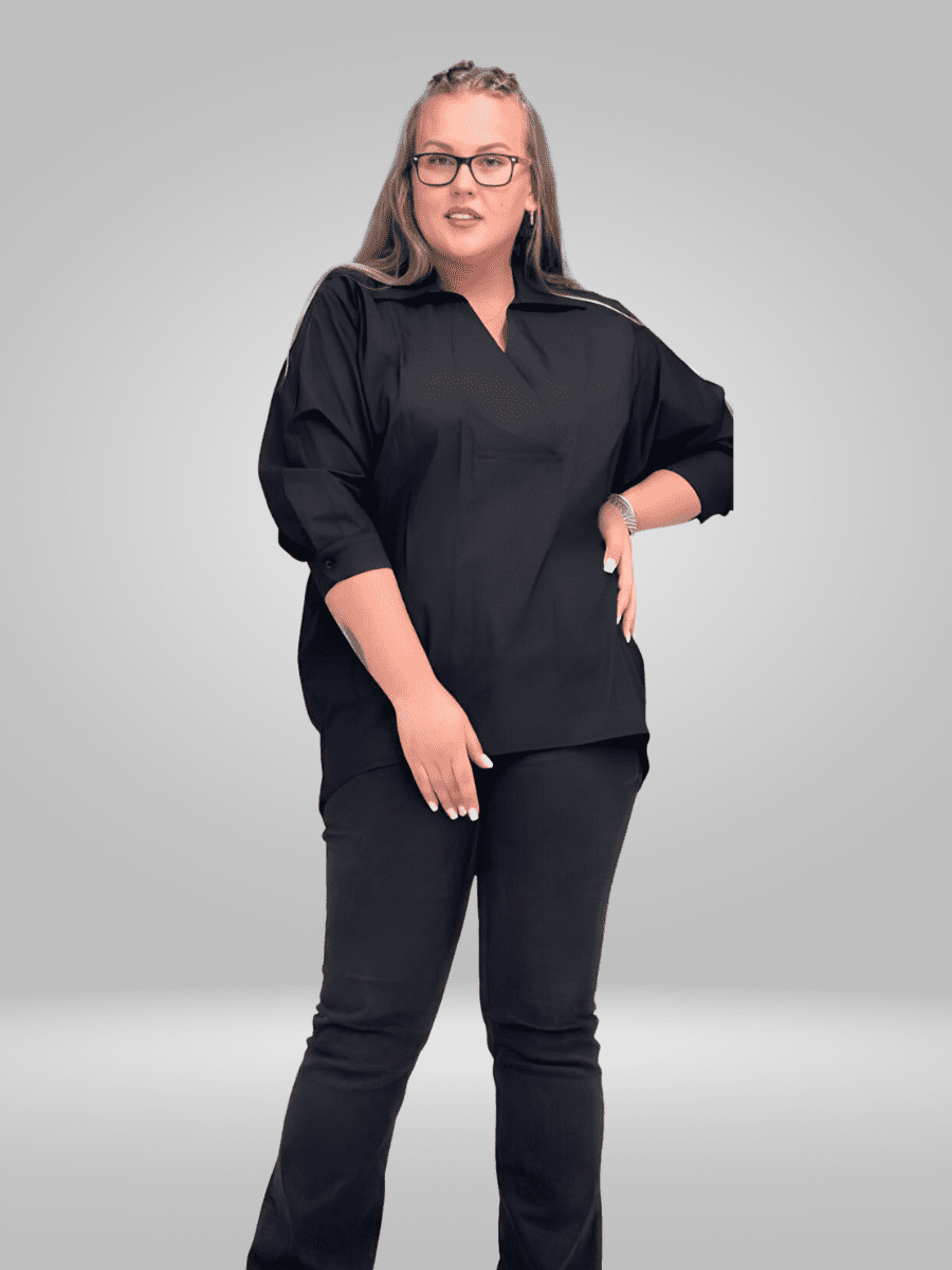 Upgrade your wardrobe with the Ay-Sel Plus Size Shirt. This lightweight and comfortable shirt offers a tailored fit and is perfect for everyday wear. Add this versatile piece to your fashion collection now.