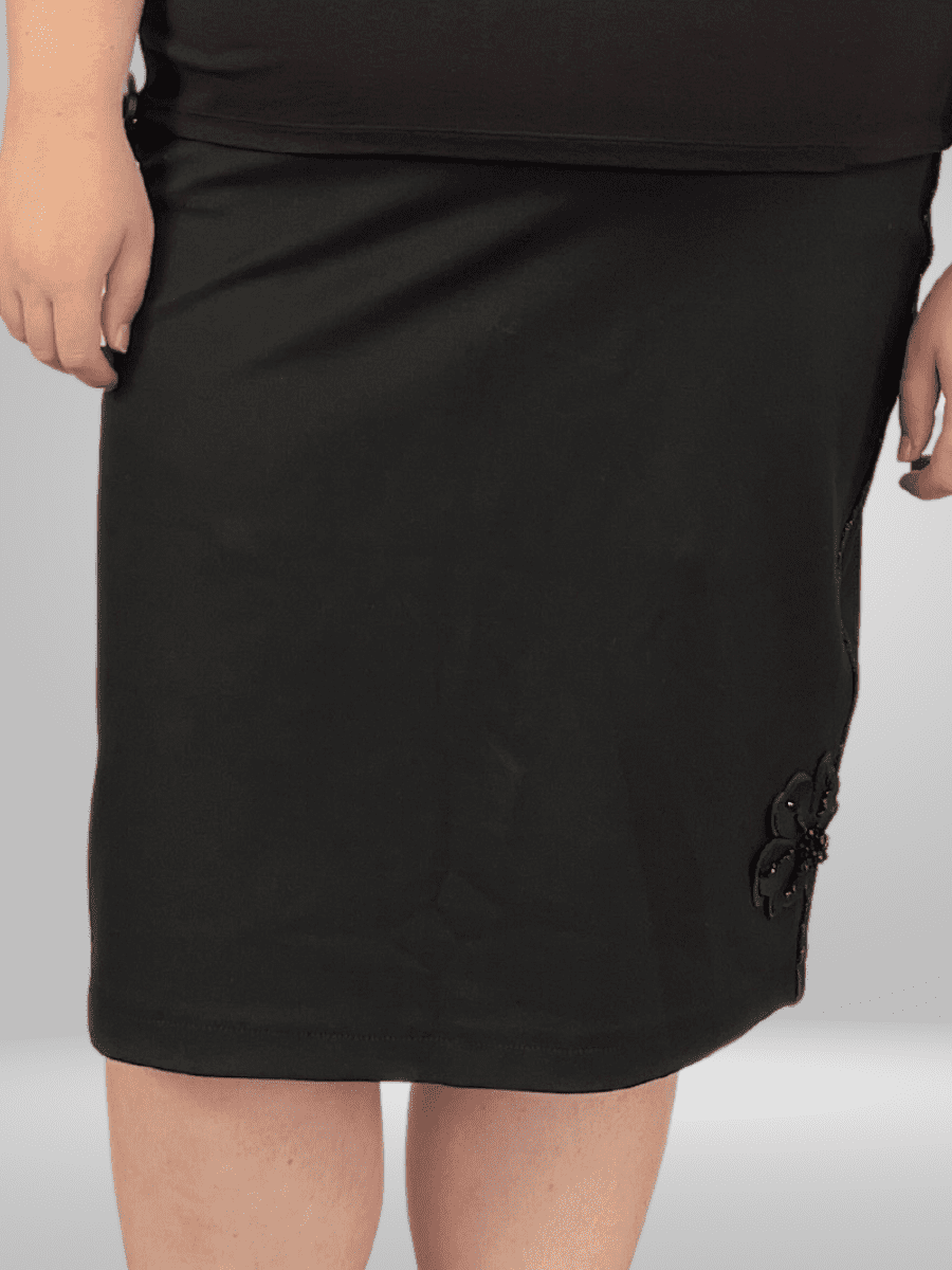 Risha Stylish Clover Plus Size Skirt (20-26)