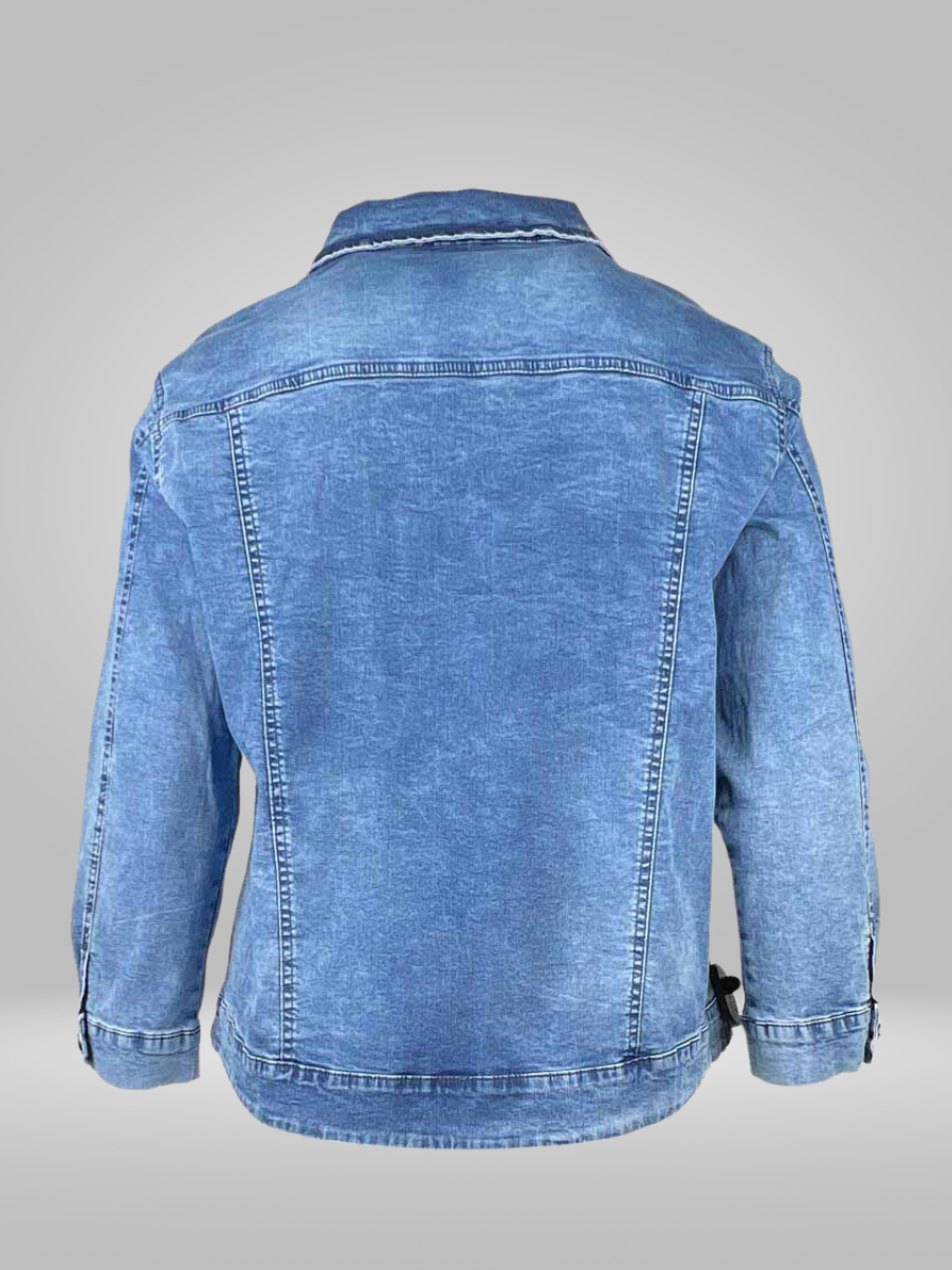 Upgrade your wardrobe with the Duran Denim Jacket. Crafted from high-quality denim, this lightweight and stylish jacket offers both comfort and confidence for any occasion. Its sleek design is perfect for any outfit. Shop now and elevate your fashion game.