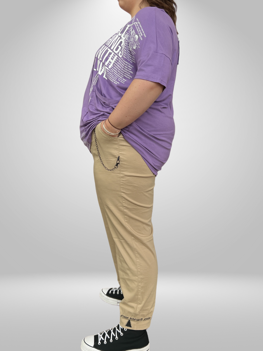 Upgrade your wardrobe with Munna Plus Size Pants (20-26), featuring a soft and stretchy fabric for ultimate comfort. These lightweight pants are perfect for all-day wear, providing a breathable and comfortable fit. Available in sizes 20-26, these pants are a must-have for any fashion-forward individual looking for style and comfort in one.