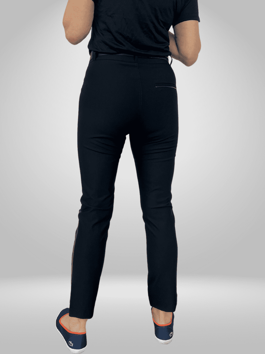 Upgrade your wardrobe with RBR Pants, made from a luxurious blend of 51% Viscose, 44% Nylon, and 5% Elastane. These pants offer a comfortable and stylish fit, perfect for any occasion. Shop now and elevate your fashion game!