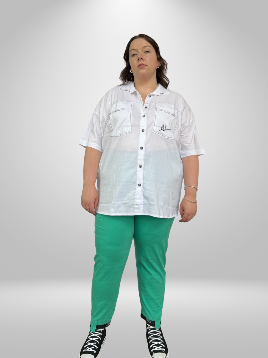 Upgrade your wardrobe with Munna Plus Size Pants (20-26), featuring a soft and stretchy fabric for ultimate comfort. These lightweight pants are perfect for all-day wear, providing a breathable and comfortable fit. Available in sizes 20-26, these pants are a must-have for any fashion-forward individual looking for style and comfort in one.