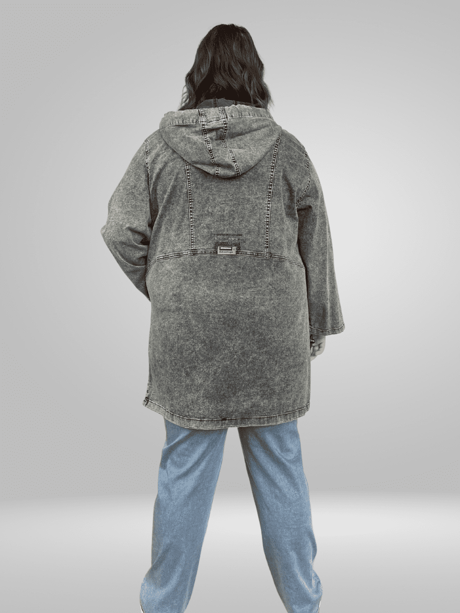 Duran Denim Coat Hoodie 16 22 Women s Fashion NZ