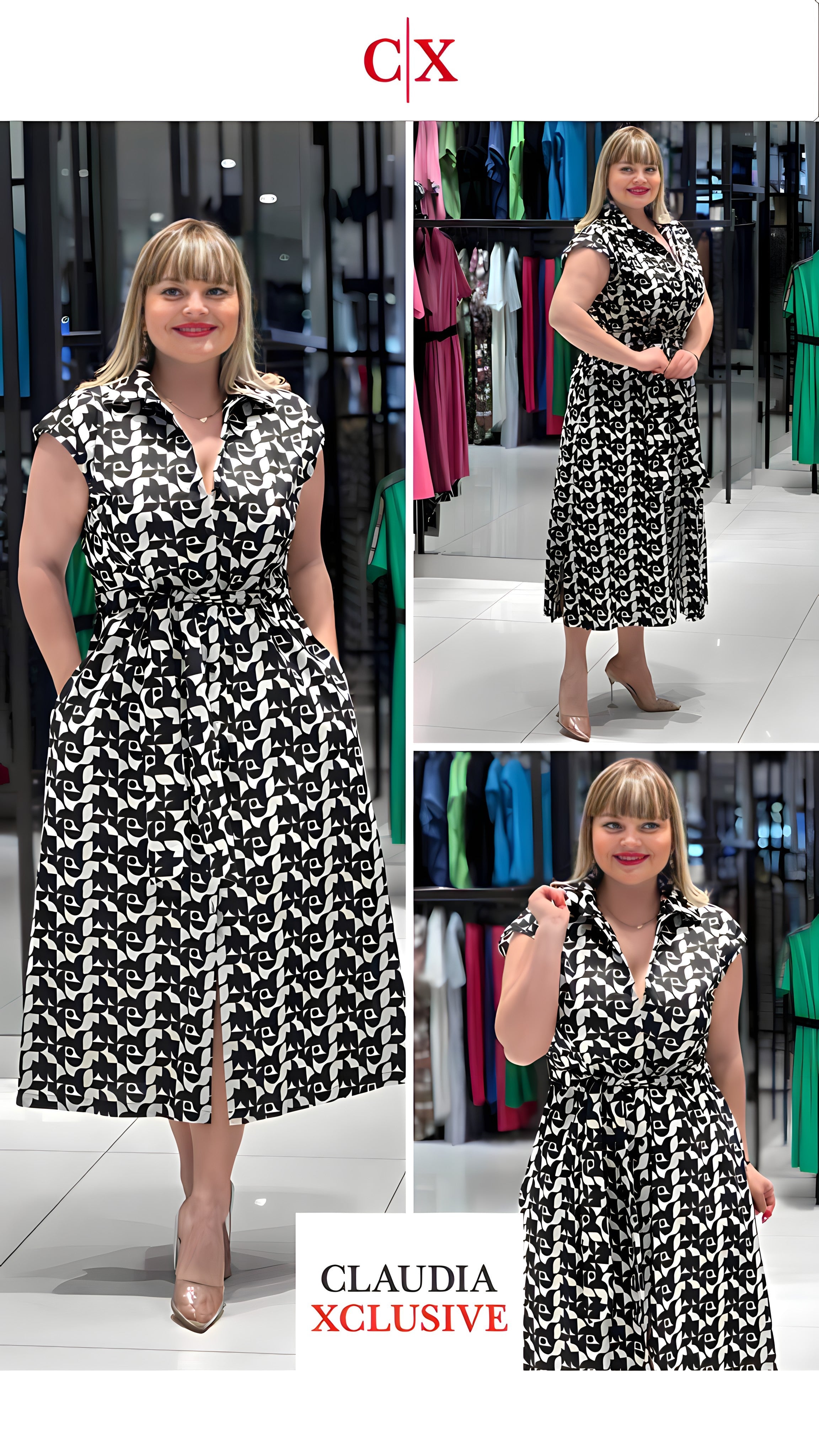 Introducing the Pienna Plus Size Dress, a stylish and comfortable option for all-day wear. Made with lightweight fabric for breathability, this dress is perfect for any occasion. Contact us for measurements and find your perfect fit today.