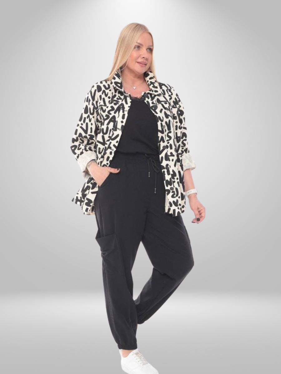 Stay stylish and comfortable with the Cotton Divas Plus Size Jacket. Made from 100% cotton, this jacket is perfect for both casual and formal occasions. Its luxurious feel and perfect fit make it a must-have in your wardrobe. Shop now!