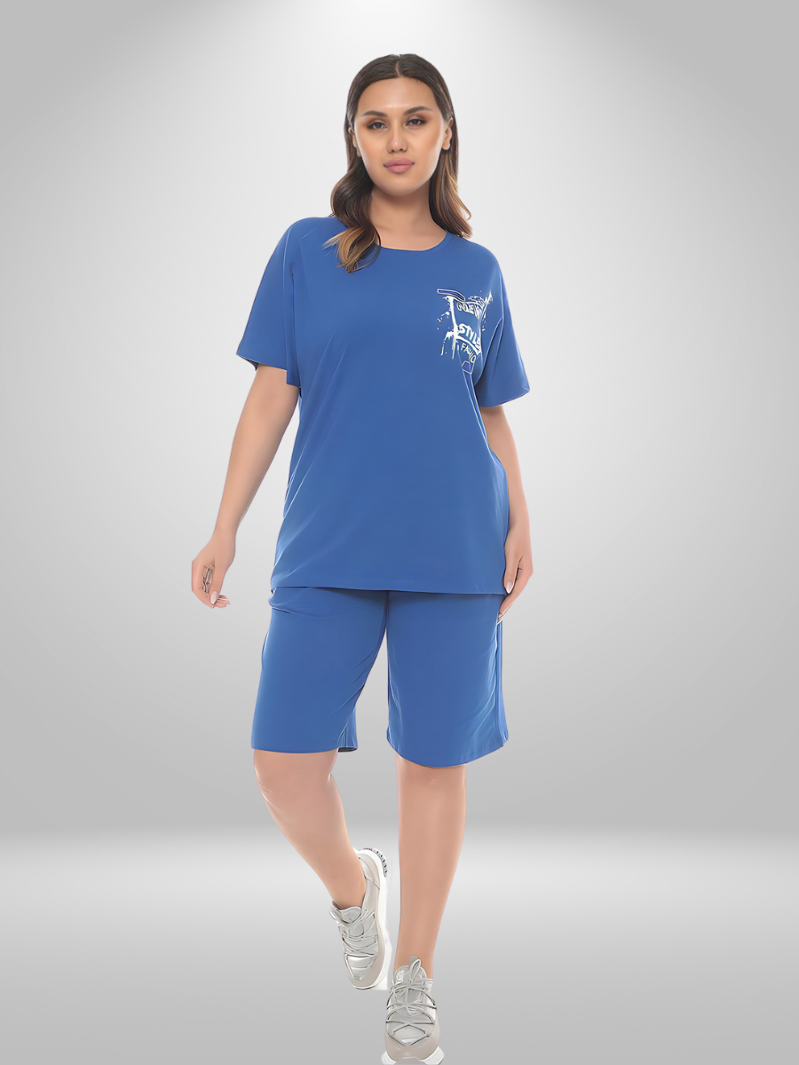 Natural Munna Plus Size Sports Set