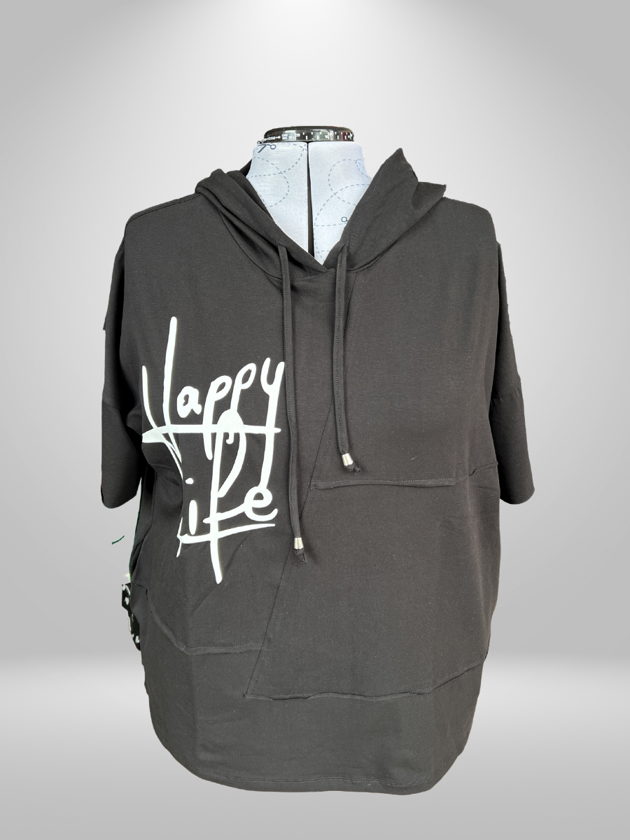 Natural Munna Happy Life Plus Size Women s Hoodie Sizes 20 26 Cozy Fashion for Plus Size Women NZ