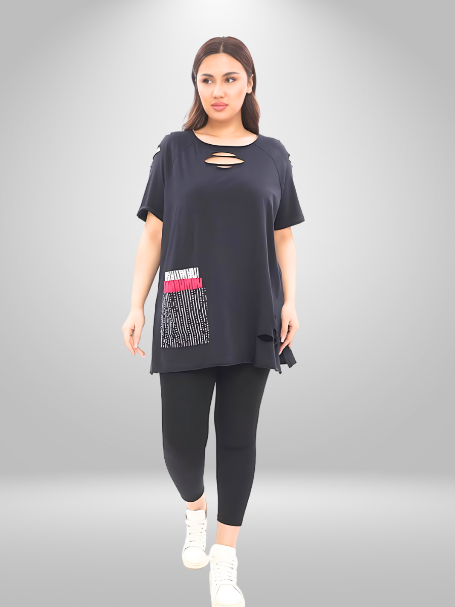 Natural Munna Designer Plus Size Tunic