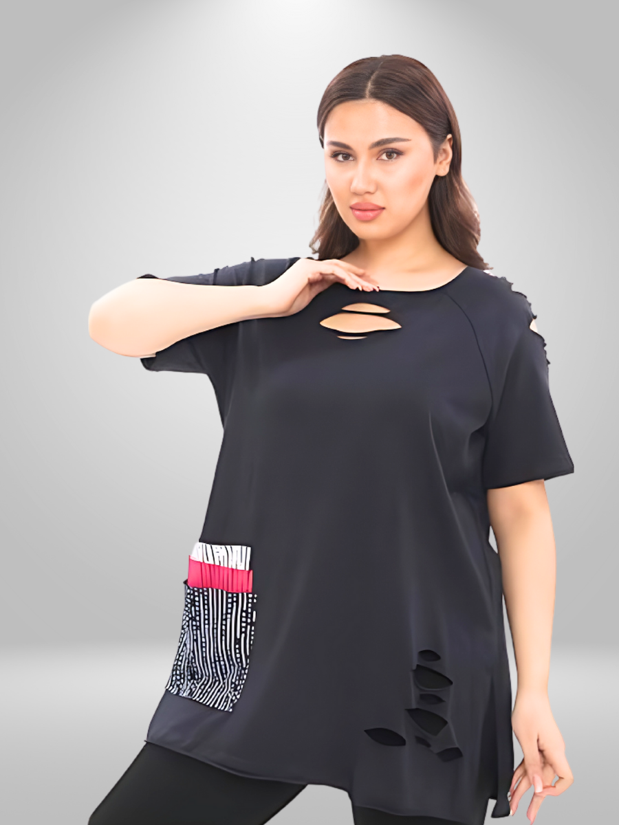 Natural Munna Designer Plus Size Tunic