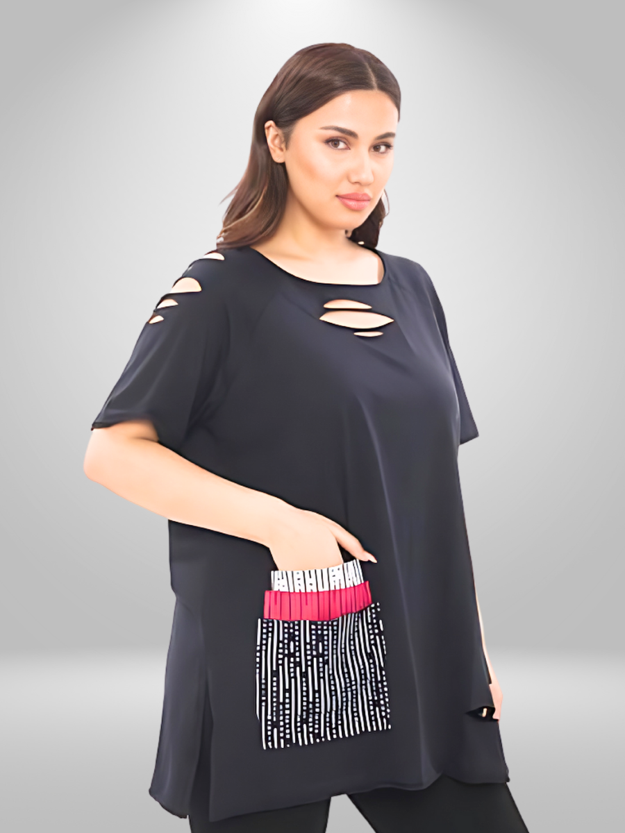 Natural Munna Designer Plus Size Tunic