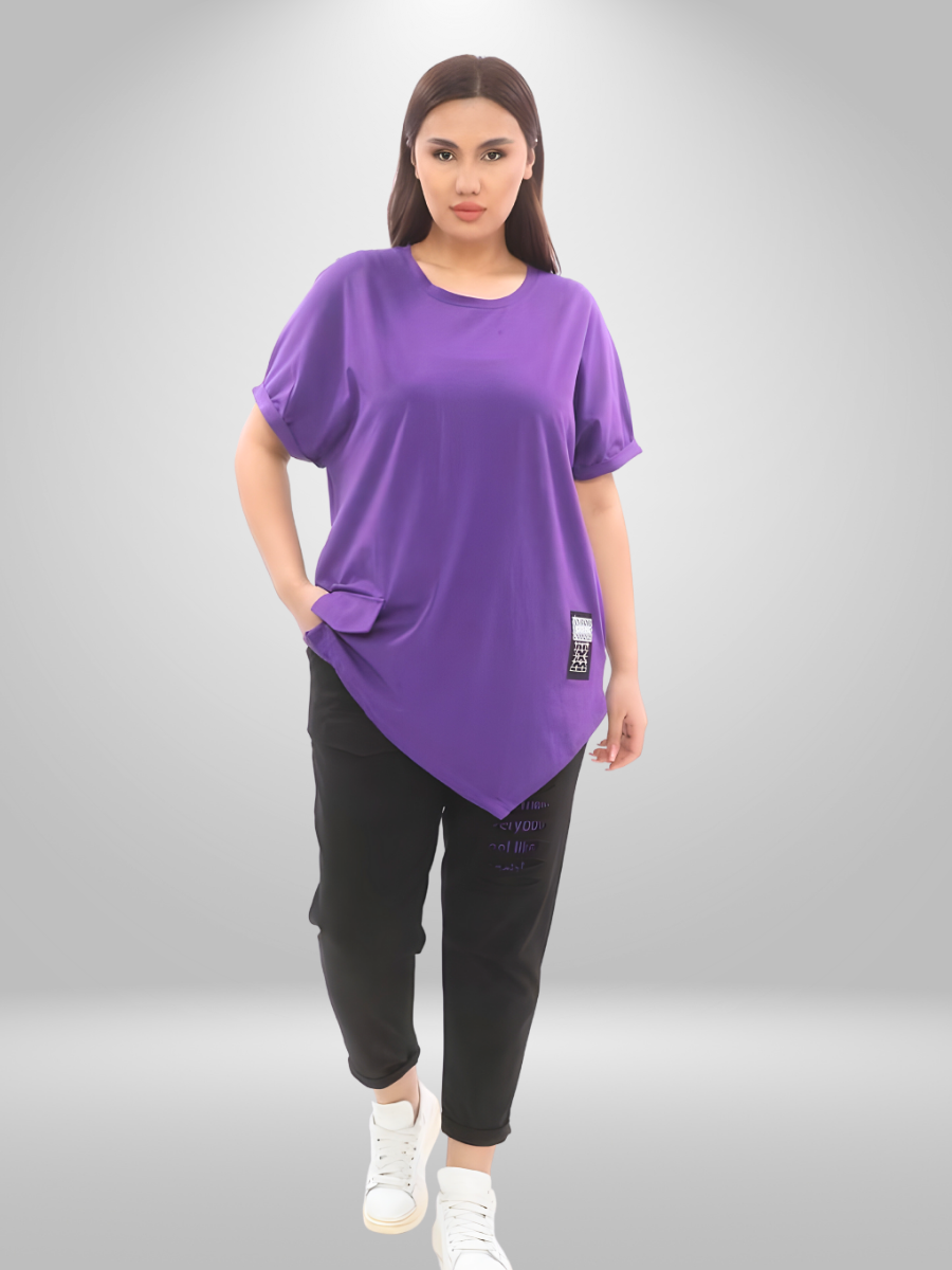 Natural Munna Stylish Angle Plus Size Set